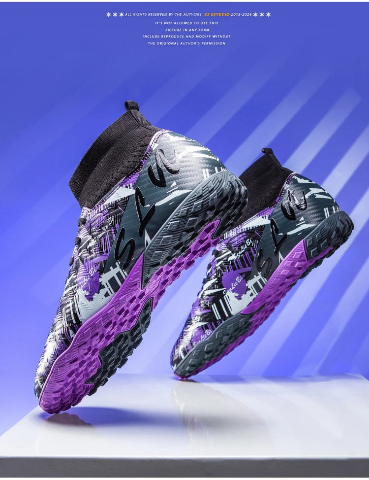 Tamanho 34-46 - Chuteiras de futebol para homem FG/TF, futsal, profissionais, unissexo, infantis, de treino, para exterior, para rapazes, ténis de futebol