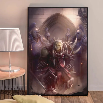 World of Warcraft Game Poster Good Quality Prints and Posters HD Quality Poster Wall Art Painting Study Home Decor