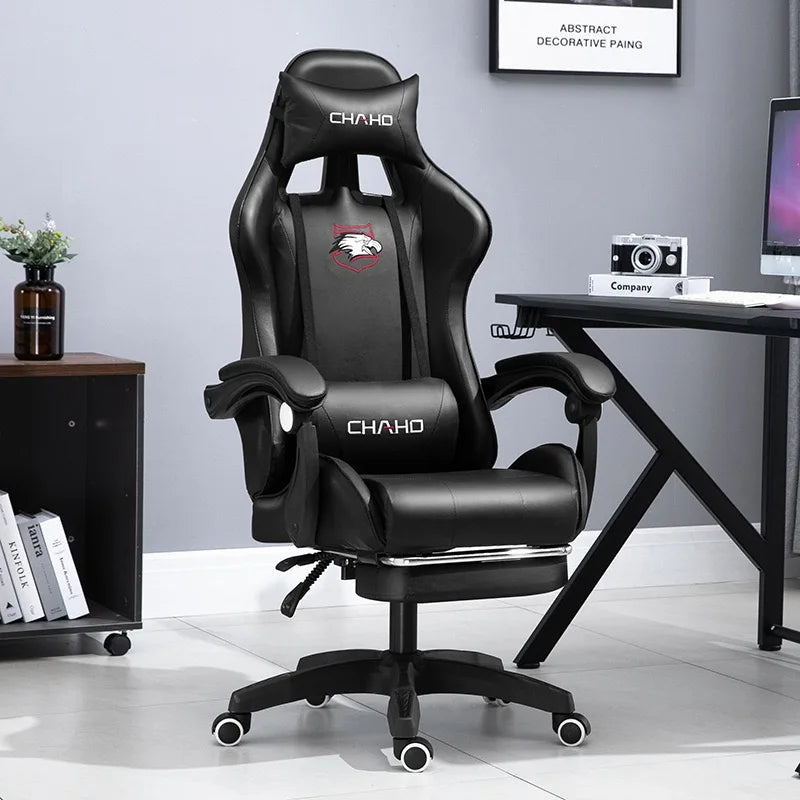 UVR Professional Gaming Computer Chair Home Office Chair Ergonomic Design Armchair with Footrest Competitive Chair Furniture