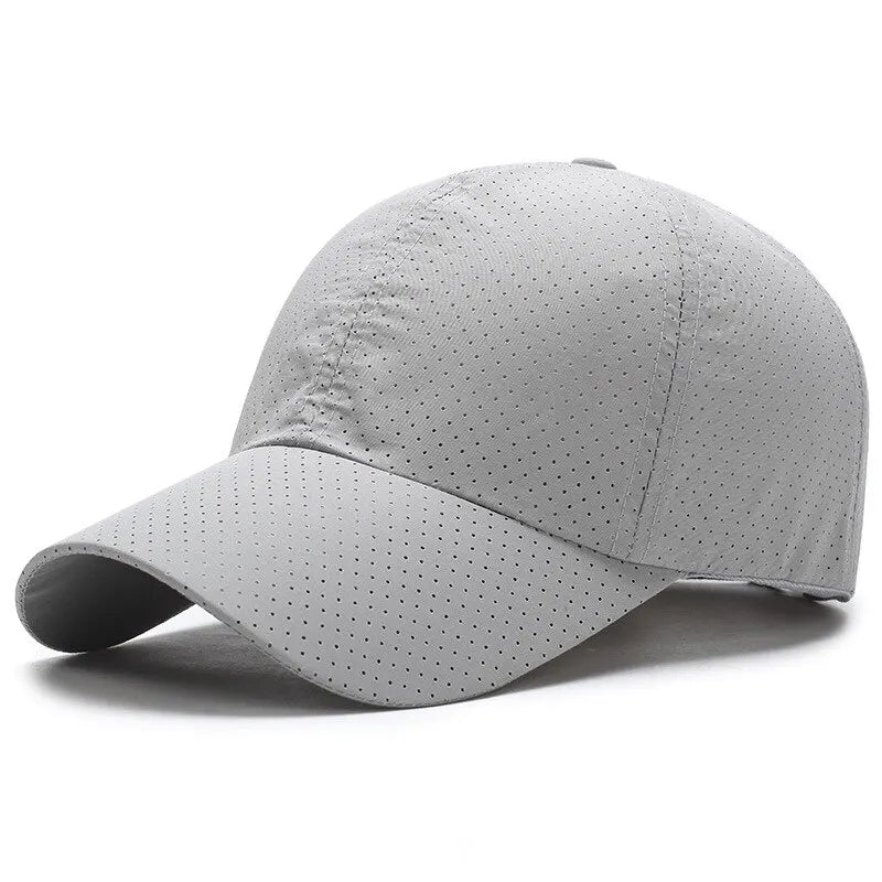 Casquette pour homme printemps-été, couleur unie, en maille ; casquette de baseball pour femme, automne, édition coréenne ; casquette anti-UV, en maille respirante, à visière