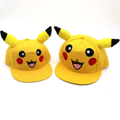 Καπέλο Anime Pokemon Καπέλο μπέιζμπολ Ρυθμιζόμενο Pikachu Cosplay Hip Hop Κινουμένων Σχεδίων Καπέλα για Ενήλικες Αγόρια Κορίτσια Παιδιά Δώρα Γενεθλίων