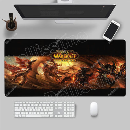 World Of Warcraft 90x40 stor gaming-musemåtte til spilbord, Csgo, naturgummimåtte, Grande Gamer, XXL computermusemåtte