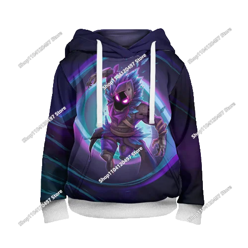 Sudadera con capucha unisex Fortnite 2025 nueva con estampado 3D, abrigo casual, accesorio gaming, cosplay, ropa infantil y regalos