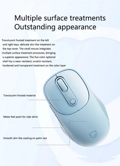Mouse Lenovo Xiaoxin Bluetooth Wireless M3 grigio Twilight, silenzioso, tre Bluetooth, mouse da ufficio