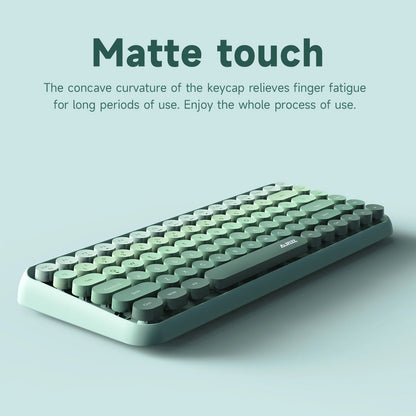 Teclado inalámbrico Ajazz 308I de 18/84 teclas con teclas redondas, Bluetooth, portátil 2.4GHz, teclado numérico para tablet, portátil y Android