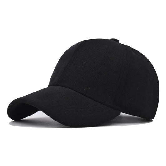 Classic Solid Color Black Baseball Cap for Men - Simple, Sunshade, and Stylish - Ideal Gift for Outdoor Sports Enthusiasts