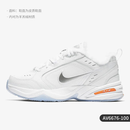 Nike Genuine AIR MONARCH 4 Men's Low-Cut Fleece Dad Sneakers AV6676-100