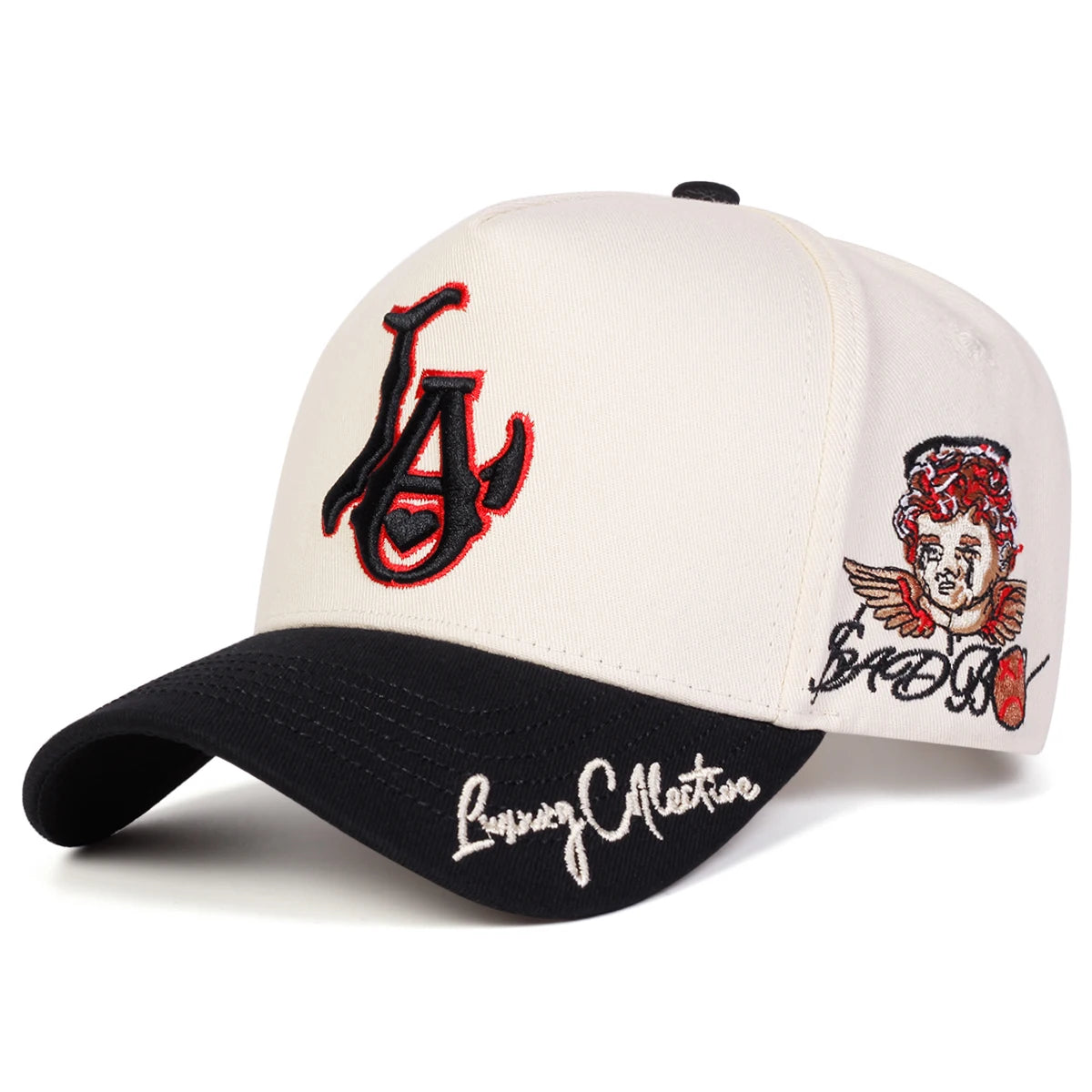 Casquettes de baseball unisexes « LA Love » brodées, printemps-automne, pour l'extérieur, ajustables, décontractées, casquettes de protection solaire, casquettes de sport