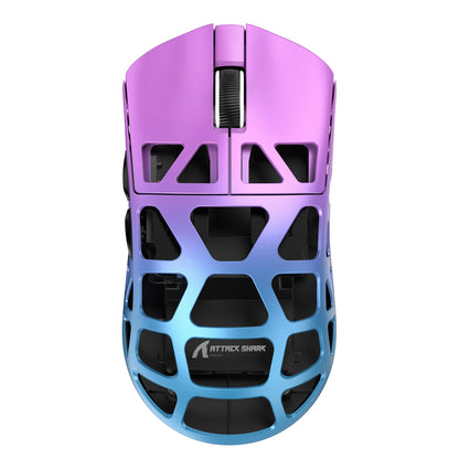 ATTACK SHARK R3 8KHz Magnesium Alloy Mouse, PixArt PAW3395 Sensor, up to 26000 DPI, 2.4G/BT/Wired, 46g superlight, for PC/Mac