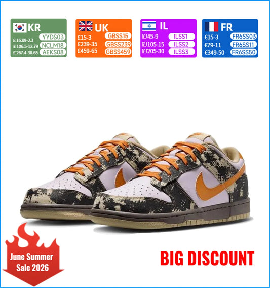 Nike Dunk Low – Универсални ниски скейт обувки с тънка подметка, устойчиви на приплъзване и издръжливи, унисекс модел, бяло/черно/оранжево IB2260-500