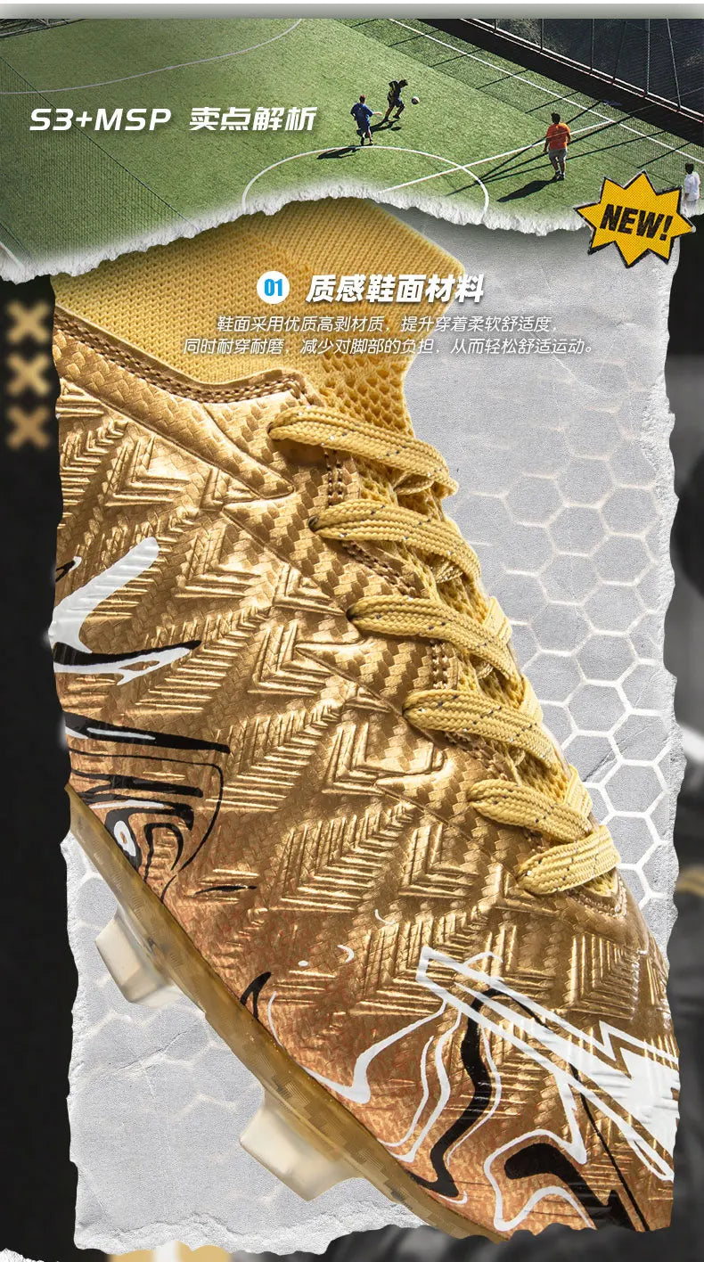 Nuove scarpe da calcio professionali da uomo antiscivolo, unisex, traspiranti, per futsal e sport, nuovi tacchetti ultraleggeri per dropshipping