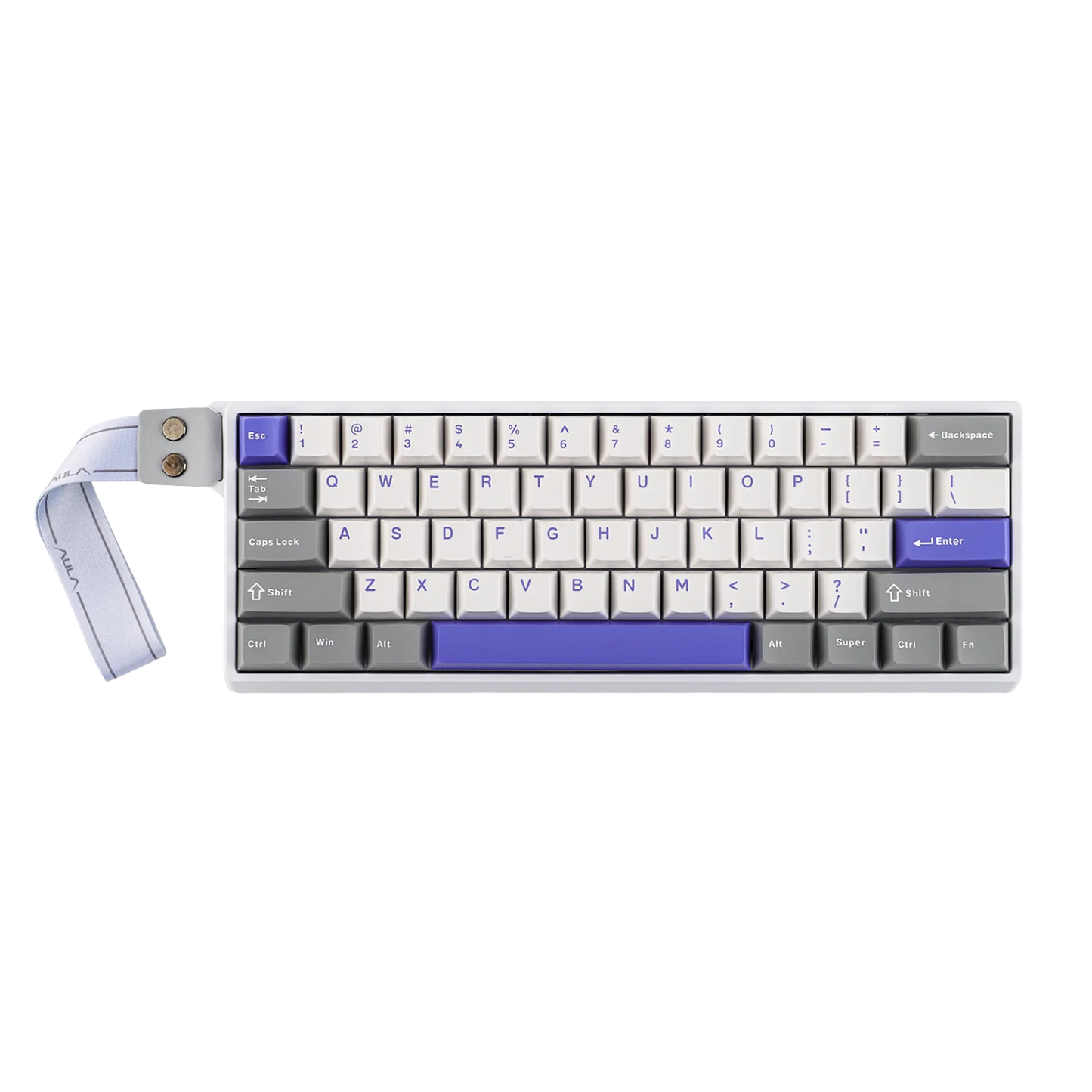 Teclado mecánico con cable AULA WIN60 HE/WIN60 HE MAX 60% con estructura tray-mount hot-swap e interruptores magnéticos Hall Effect