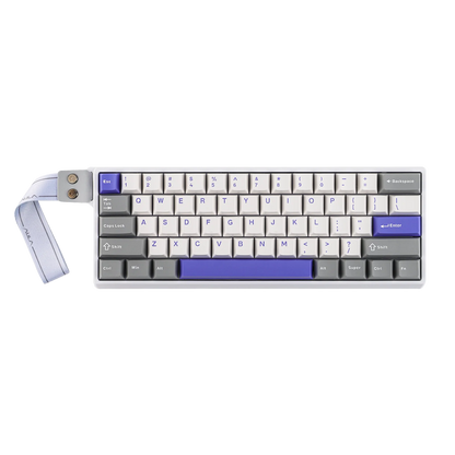 Teclado mecánico con cable AULA WIN60 HE/WIN60 HE MAX 60% con estructura tray-mount hot-swap e interruptores magnéticos Hall Effect