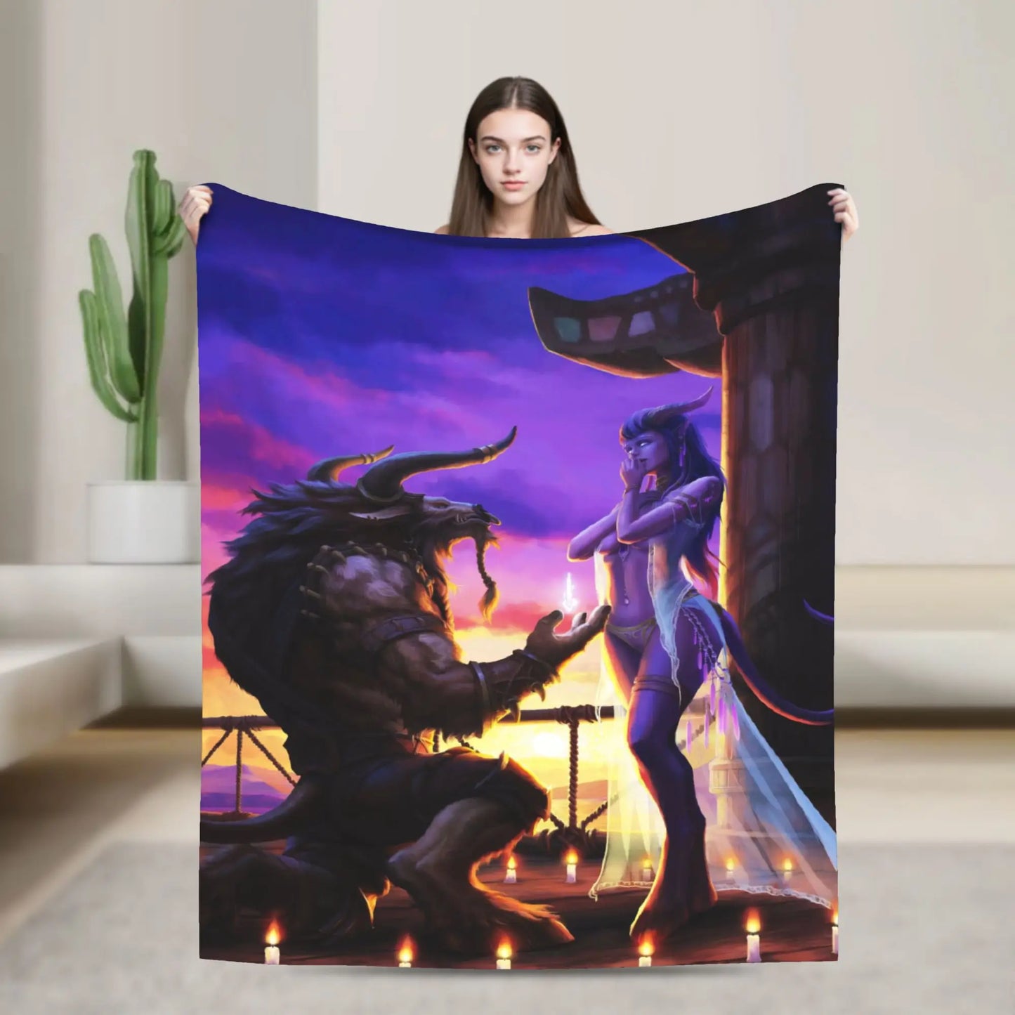 WOW World of Warcraft Flannel Blankets Winter  Soft Warm Throw Blanket for Children Outdoor Novelty Bedspread Sofa Bed Cover