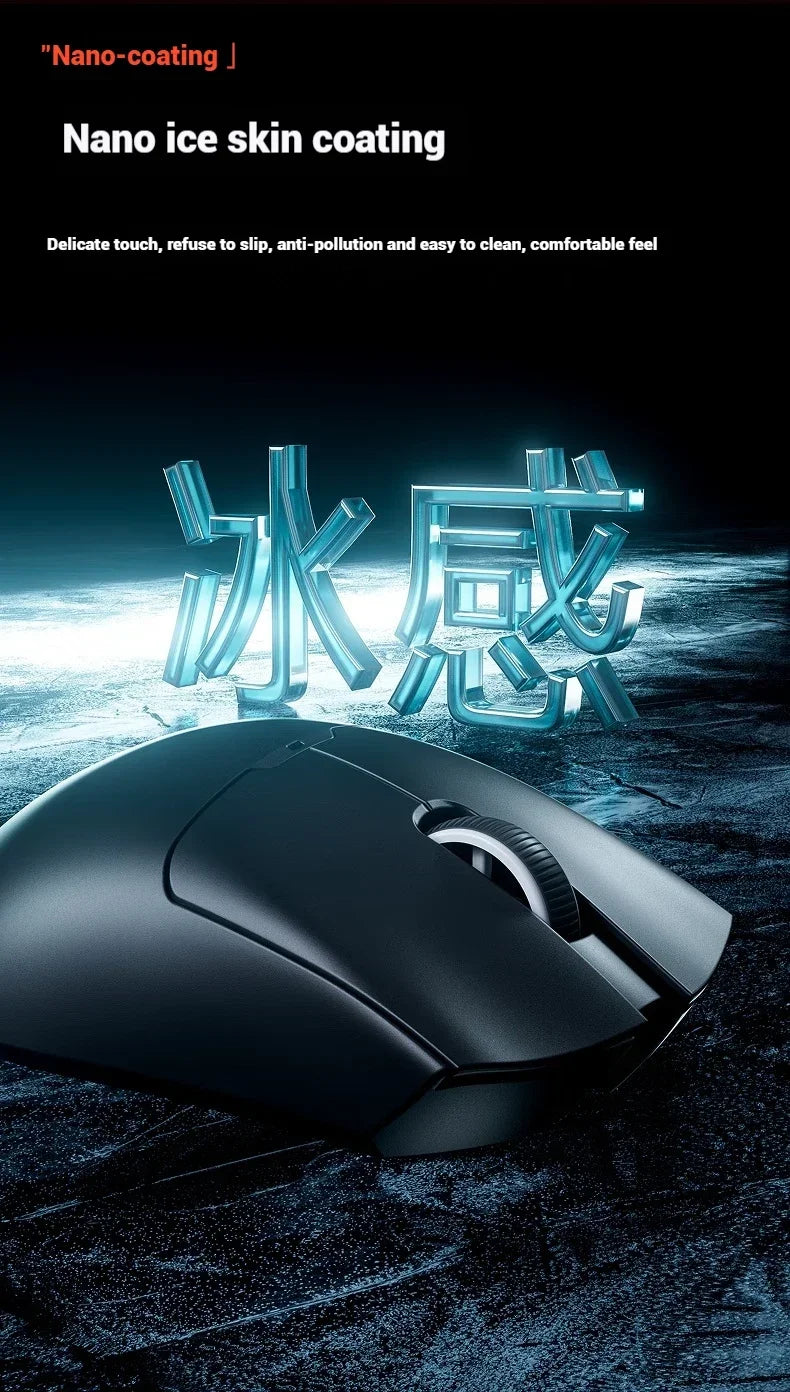 EWEADN A5 Pro Ultra Wireless Gaming Mouse, Lightweight Tri-Mode Mouse with PAW3395 Sensor, 26K DPI, Low Latency Rechargeable Gaming Mouse