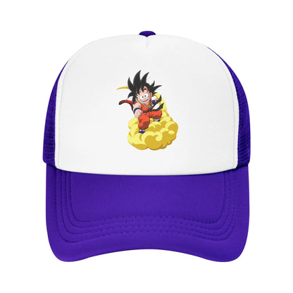 Dragon Ball Son Goku Mesh Baseball Cap Adult Trucker Hat Anime Hats Adjustable Snapback Caps Sports Cap Winter Trucker Hats, Produit gaming premium Fraquane, équipement gamer