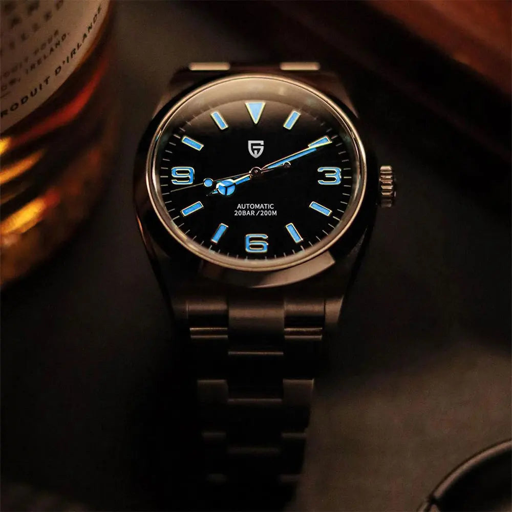 PAGANI DESIGN Orologio da uomo Top Brand 20bar impermeabile, orologio meccanico classico di lusso con vetro zaffiro, orologio automatico da polso da uomo