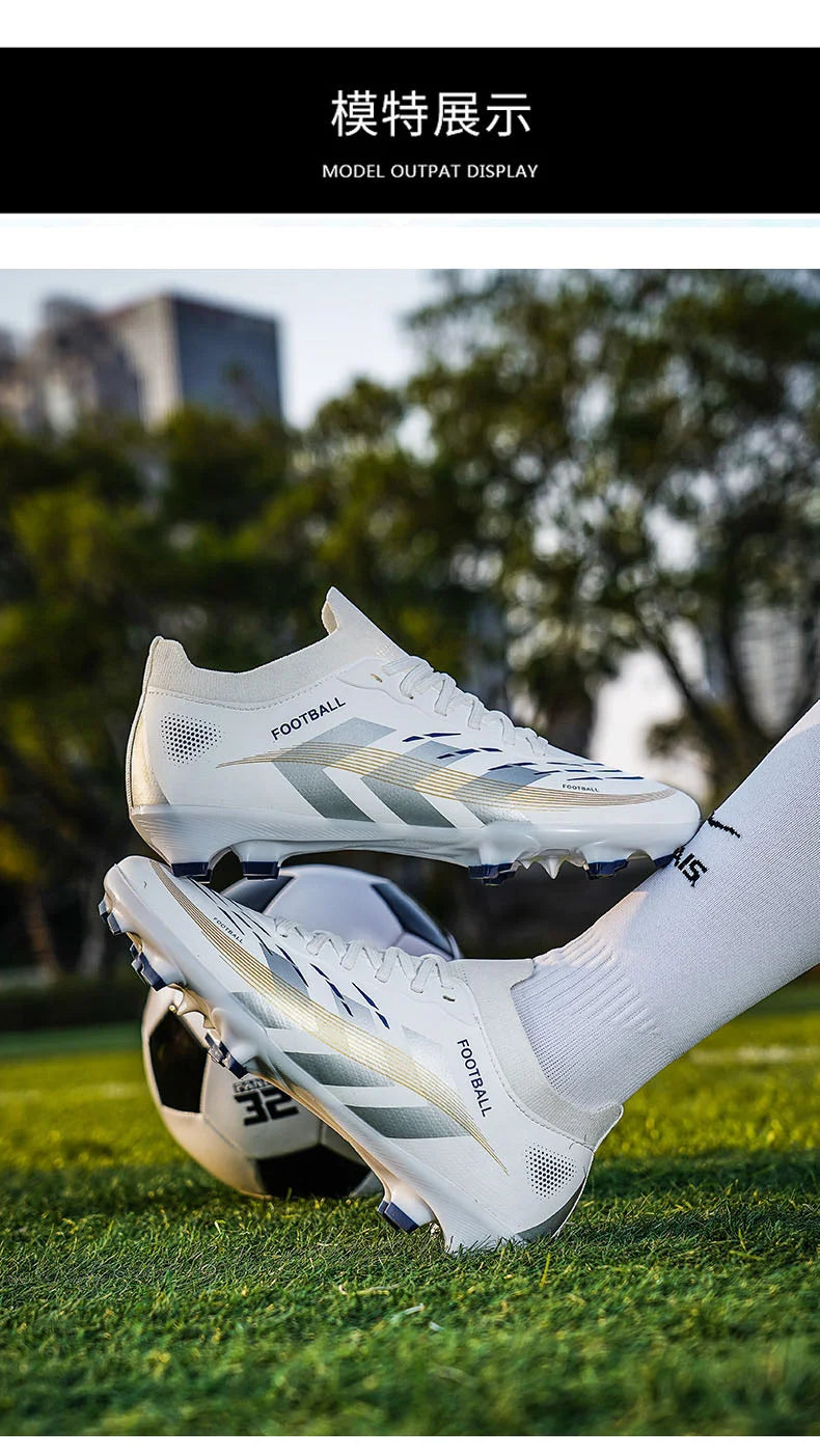 New Men Football Boots Professional Cleats Futsal Match Soccer Shoes Hot Sale TF/FG Unisex Ultralight Sneakers High-quality