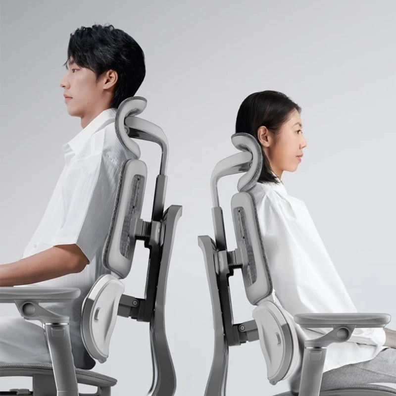 Silla de oficina de malla ergonómica ejecutiva para ordenador y gaming, mueble moderno giratorio con ruedas ajustable, silla gaming ergonómica