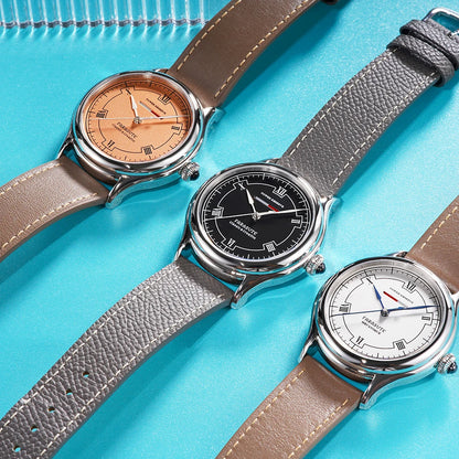 FARASUTE Luxury Men Manual Mechanical Watch Seagull Movement Power Reserve 80 Hours Sapphire Glass Stainless Steel Watch Reloj