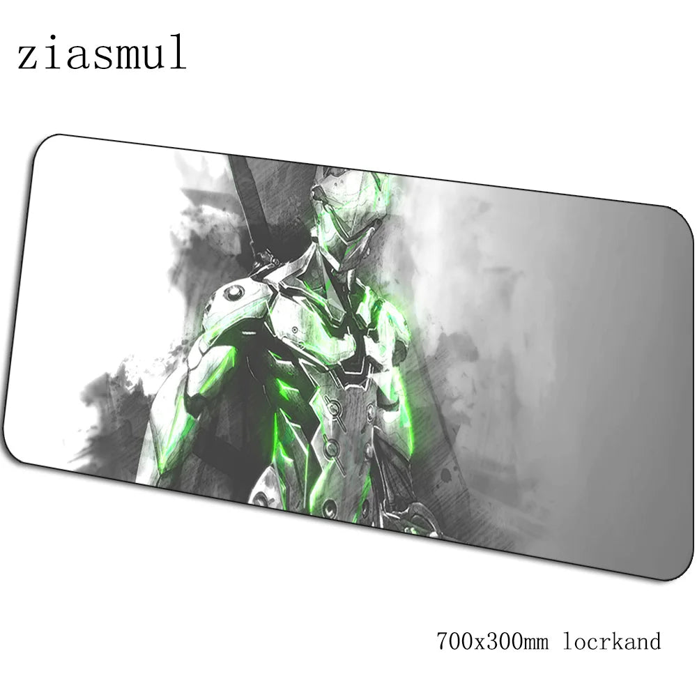 Alfombrilla de ratón Overwatch de dibujos animados para ordenador, 700x300x3mm, alfombrilla gaming grande Indie Pop para teclado, juegos de PC y escritorio gamer
