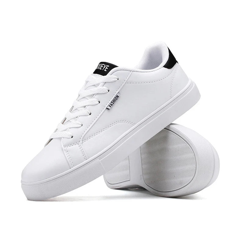 Scarpe casual da skateboard da uomo, scarpe bianche per il tempo libero all’aperto, sneakers traspiranti da camminata, scarpe basse, scarpe da uomo 39-48