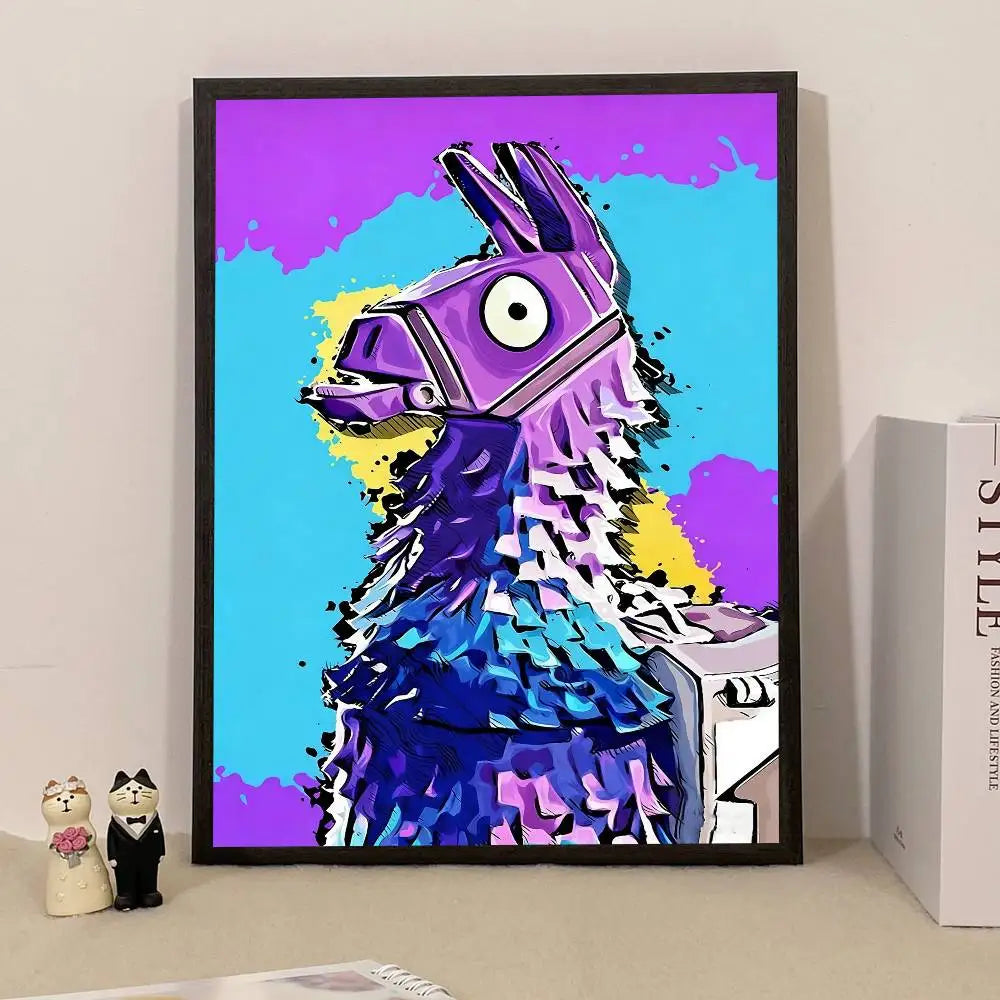 Poster a sorpresa Game F-Fortnite per la casa, quadro decorativo da parete per studio e soggiorno
