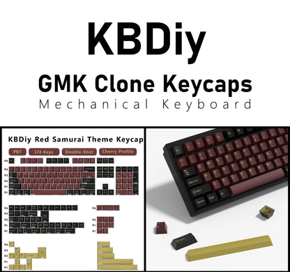 KBDiy GMK MarrsGreen Keycap tasti profilo Cherry Double Shot PBT ISO per kit tastiera meccanica gamer DIY Gaming Point KeyCap