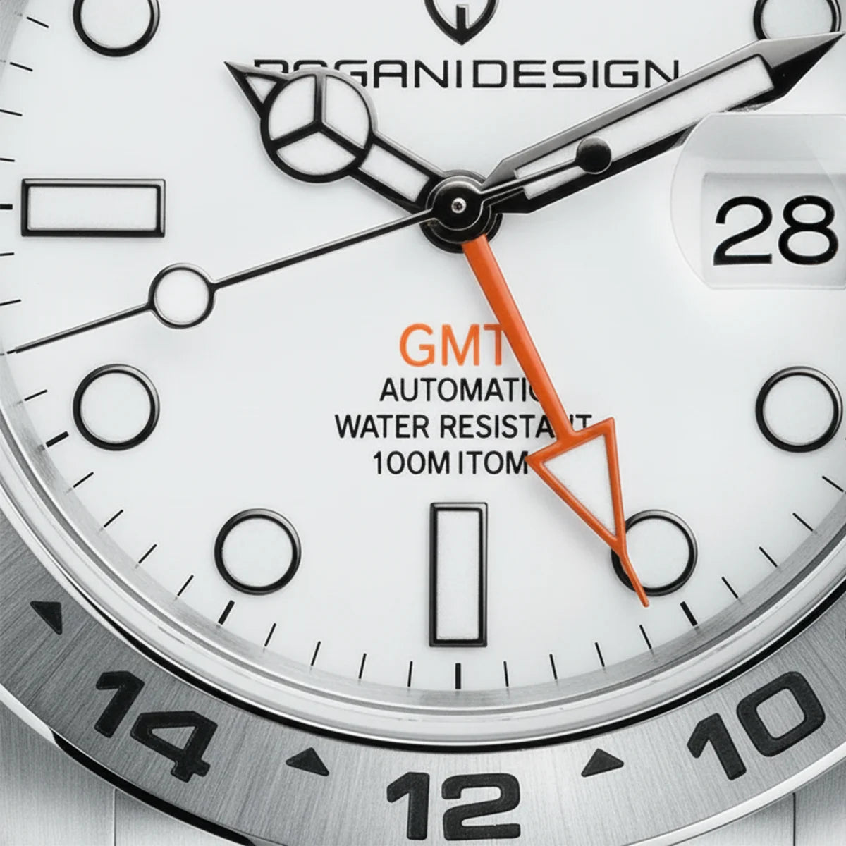 Pagani Design 2026 Nuovo orologio subacqueo da uomo 42mm in zaffiro, automatico meccanico GMT, impermeabile 100m PD1682