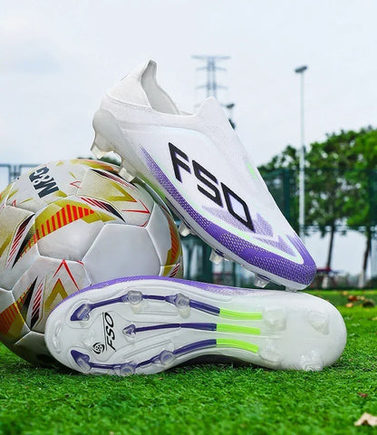 New Men Soccer Shoes Match Football Boots Non-Slip Boys High-quality Outdoor Sneakers Grass Cleats Hot-selling High-top Light