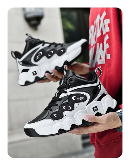 Chaussures de basket-ball pour hommes, respirantes, amortissantes, antidérapantes, résistantes à l'usure, chaussures de course, chaussures de sport pour l'entraînement en salle de sport, baskets athlétiques pour hommes