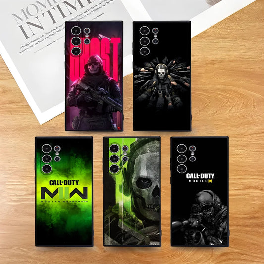 C-COD Call Of D-Duty Phone Case For Samsung Galaxy S25 S24 S22 S23 Ultra S21 S20 Plus 5G Frosted Non-Slip Full Cover Soft Case