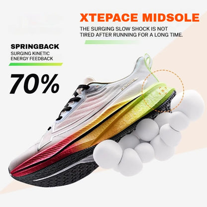 Buty do biegania Xtep 2000km 3.0 dla kobiet – wiosenne trampki z amortyzacją, do treningu i joggingu, odporne na zużycie, lekkie 875118110034