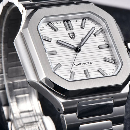 PAGANI DESIGN New V2 Men's Square Quartz Watch Top Luxury Brand Sports Waterproof Sapphire Stainless Steel Quartz Watch