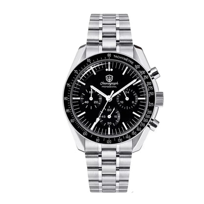 Reloj para hombre Watchdives New Wd1863 de cuarzo VK63, cronógrafo, cristal de zafiro abombado, resistente al agua, 39Mm, acero, marca líder, lujo, negocios