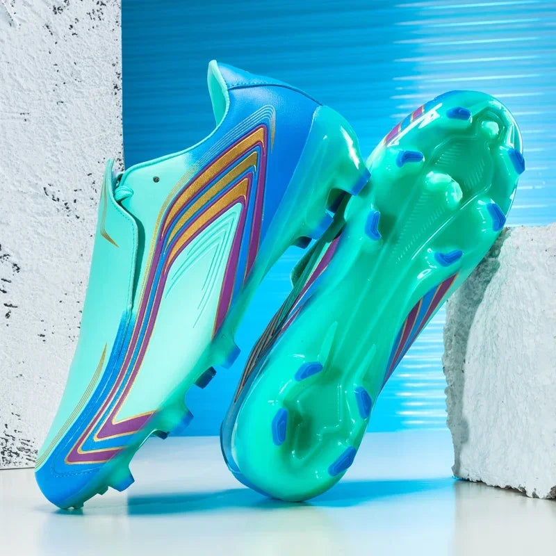 Nouvelles chaussures de football pour hommes, baskets de match, chaussures de futsal antidérapantes, crampons pour terrain en herbe, chaussures de football d'intérieur, légères, de haute qualité, pour l'extérieur