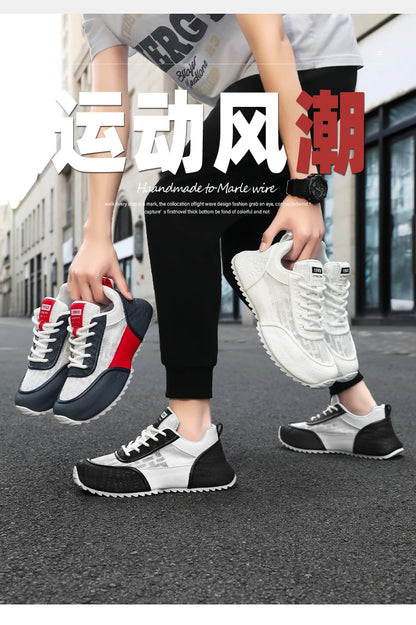 Protezione del brand 2026 nuove scarpe da uomo leggere, antiscivolo, traspiranti e resistenti all’usura, per running, sport, moda e uso casual versatile