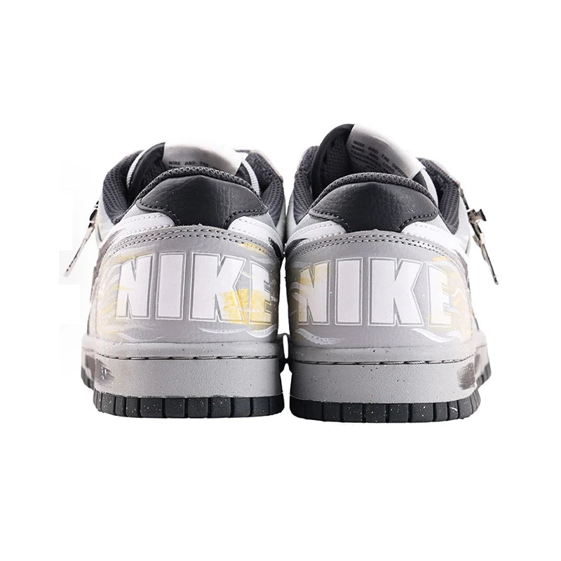 Προσαρμοσμένα αθλητικά παπούτσια Nike Dunk: Μοντέρνα, ευέλικτα, σε στυλ πανεπιστημίου, με μινιμαλιστική αισθητική, κλασικά χαμηλά, με απορρόφηση κραδασμών και στήριξη, για άνδρες