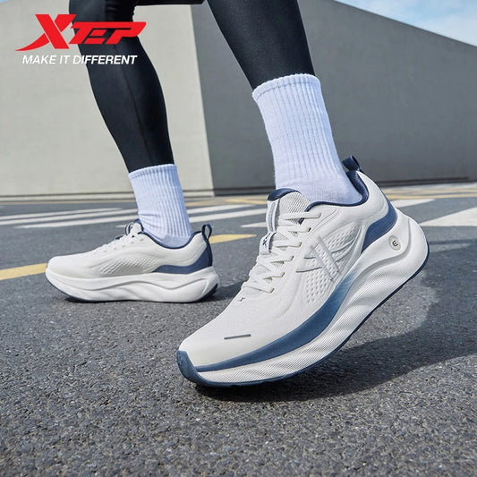 Xtep Cloud Wing 3.0 Men's Running Shoes 2025 Summer New Stability Shock Absorbing Wear Resistant Soft Sole Sneakers 875319110003