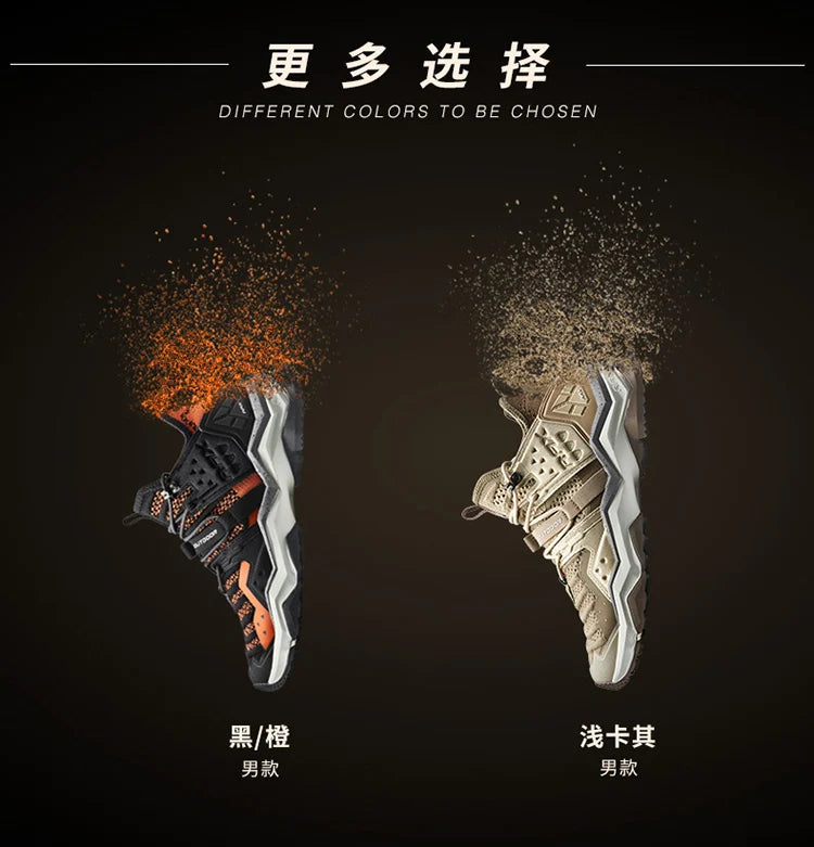 RAX Outdoor Breathable Hiking Shoes Men Lightweight Walking Trekking Wading Shoes Sport Sneakers Men Outdoor Sneakers Male