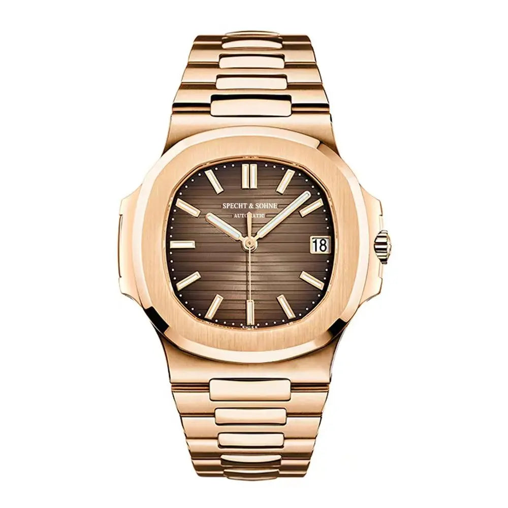 Specht&Sohne 2025 Nuevo reloj clásico de lujo para hombre, reloj automático para hombre en acero inoxidable con zafiro, 8215 reloj de pulsera mecánico