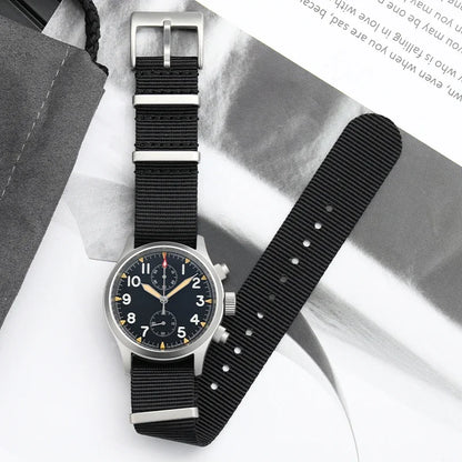 Orologio cronografo al quarzo Militado VK61 VK67, 39mm, cassa in acciaio inox 316L, 3 quadranti, impermeabile 100M, orologio militare multifunzione