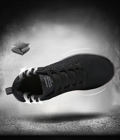 Zapatillas de running para hombre, transpirables, ligeras y cómodas, calzado casual masculino, tenis outdoor slip-on para caminar