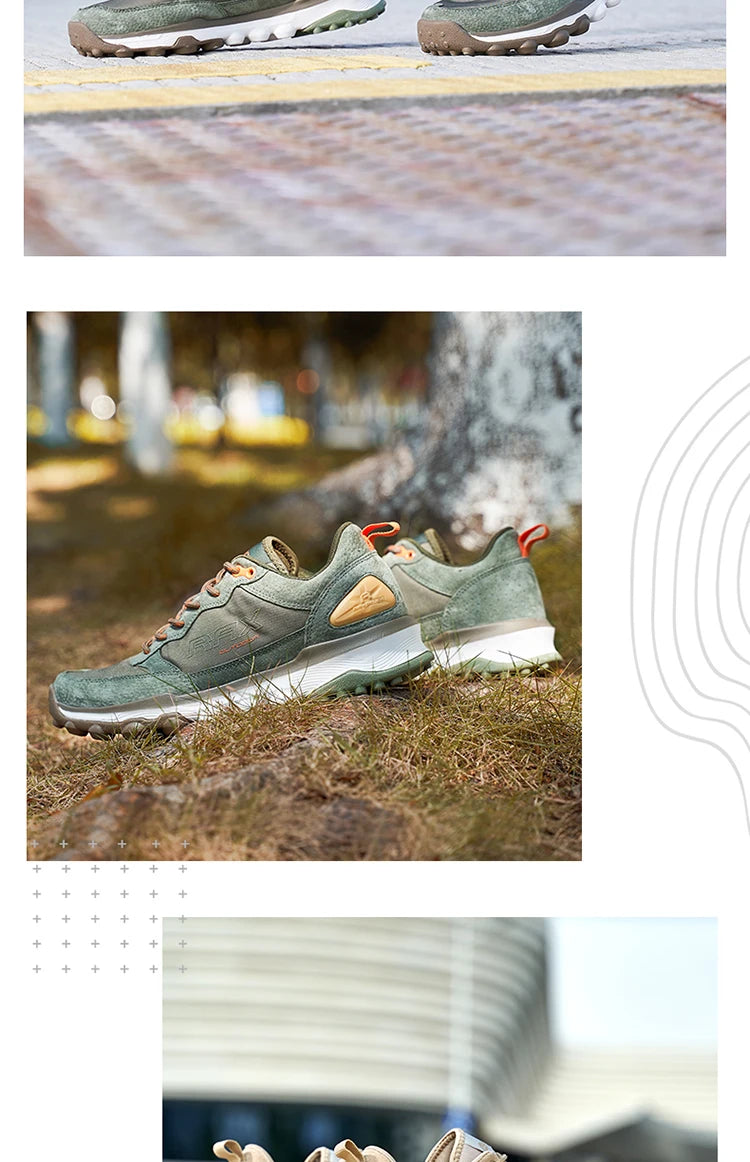 RAX Outdoor Breathable Hiking Shoes Men Lightweight Walking Trekking Wading Shoes Sport Sneakers Men Outdoor Sneakers Male