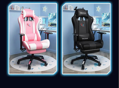 Silla gaming Silla de ordenador Asiento reclinable cómodo Juego LIVE Residencia estudiantil hogar Ergonomía para sedentarismo