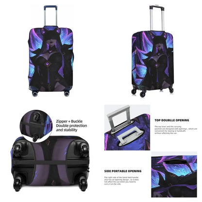 World Of Warcraft Sylvanas Windrunner Suitcase Cover Elastic Business Protector Luggage Supplies Vacation