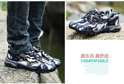 Casual Shoes Men Summer Outdoor Sneakers Women’s Footwear Trainer Waterproof Camouflage Army Shoe Male Military Shoes Tennis Jeans