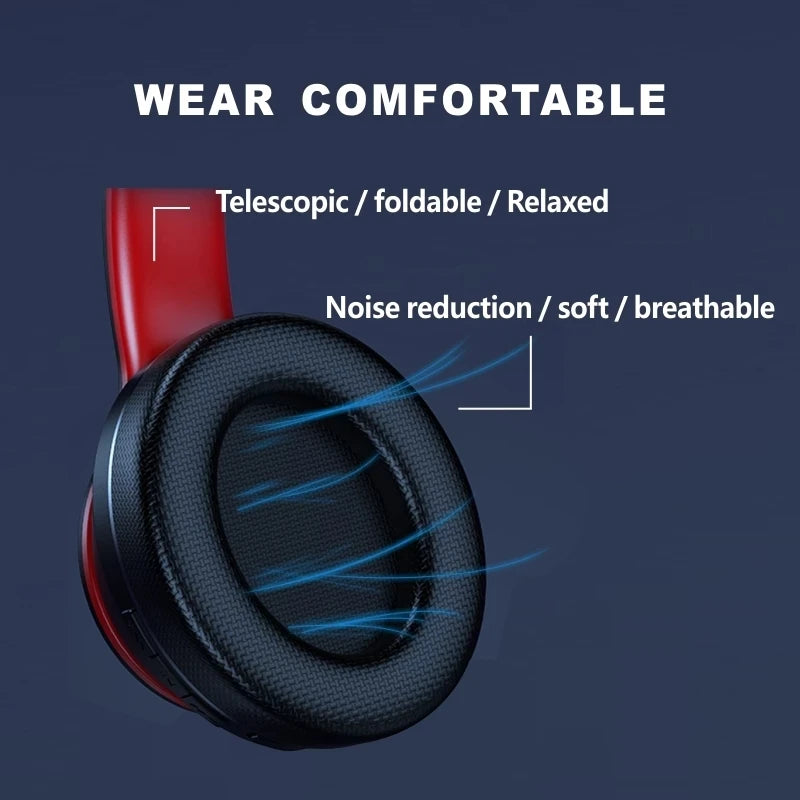 Cuffie Over-Ear Bluetooth Wireless Lenovo HD200 – Headset Gaming Stereo HiFi con Cancellazione del Rumore e Microfono