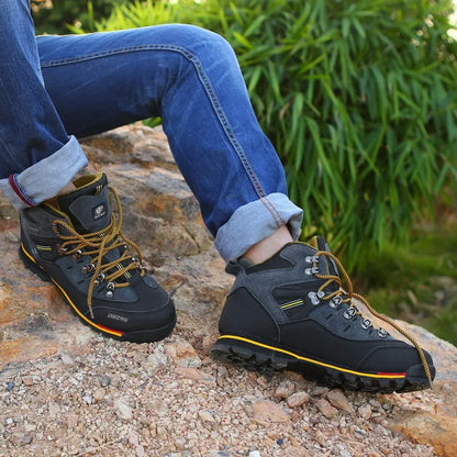 Scarpe da trekking uomo outdoor, sneaker da montagna per arrampicata, stivali da neve casual alla moda di alta qualità per uomo
