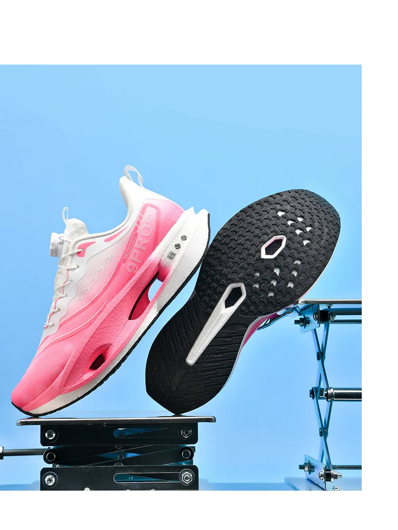 Running Shoes Carbon Board Speciality Marathon Men Sports Breathable Lightweight Women's Comfortable Athletic Nonskid Sneakers